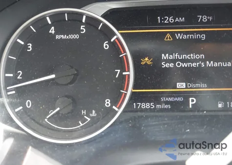 2025 Nissan Rogue Sv Fwd z USA, uszkodzony, nr VIN 5N1BT3BA2SC801839